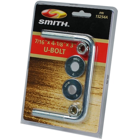 C E Smith 4 1/8" X 3" Square Bend U-Bolt Set | For Trailers | by West Marine